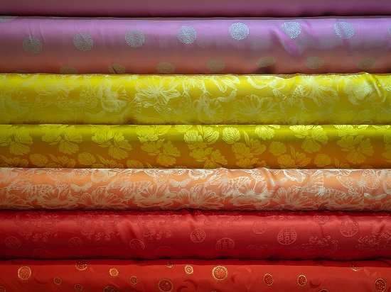 Brocade fabric weaved on Jacquard loom machine & its application in various industries
